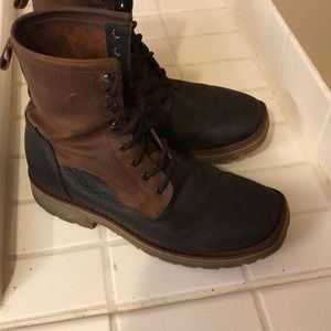 Rocking Leather lace up boots